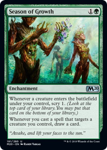 1x Season of Growth - Foil Light Play MTG Magic - Kid Icarus -