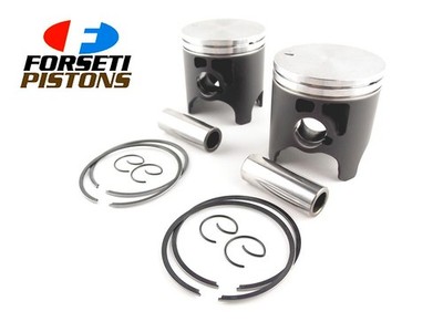 SUZUKI TV250 WOLF 88-90 STD FORSETI PISTON SET 56mm RINGS PIN CLIPS VJ21