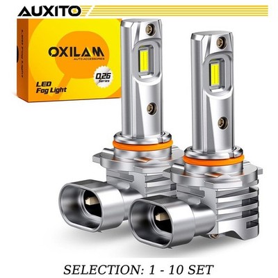 2-20 H10 9140 9145 Bright LED Headlight Fog Light Bulb White 6500K High-Low Beam