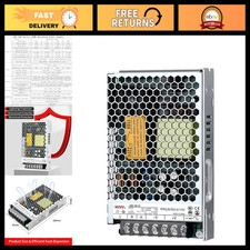 12V 12.5A Enclosed Switching Power Supply - Reliable, Compact, Adjustable Voltag