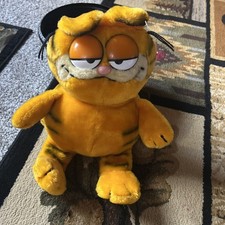 Vintage Garfield The Cat Plush 1978 Fun Farm Stuffed Animal Cartoon Comics 15