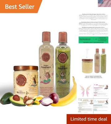 Organic Keratin Hair Treatment Kit | Straighten, Repair, Relax |