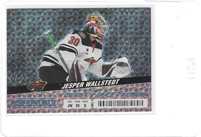 2024-25 Credentials JESPER WALLSTEDT Horizontal Debut Ticket Access #131