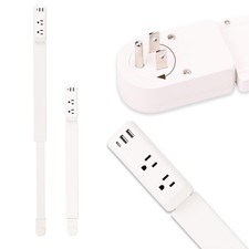 Outlet Extender Stick with 2 AC Outlets  3 USB Ports USB-C  2 USB-A , 22"-...