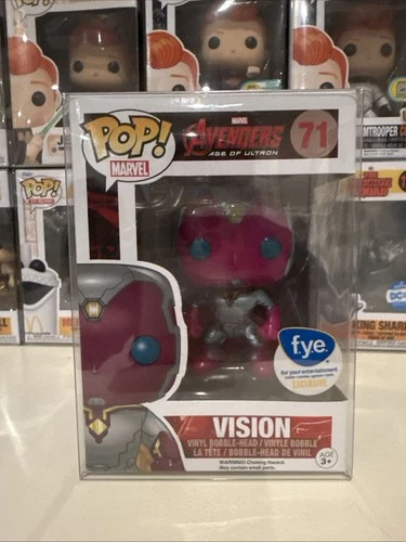 Funko Pop! Marvel Avengers Age Ultron Vision #71 FYE Vaulted Mint w/ Protector