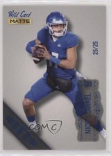 2022 Wild Card MATTE Silver 5 Stripe 25/25 Nick Starkel #MB-118 2zr