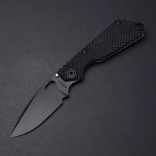 Strider Knives SnG DGG - Black G10 & Ti / Black MagnaCut Blade