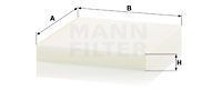 1 x MANN Filter cabin air CU 23 019 for HYUNDAI KONA (OS OSE OSI) 07/17-on