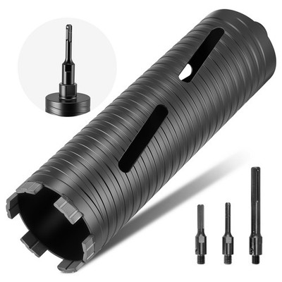 Uimoso Diamond Core Drill Bit, 3-inch Diameter, 9.5-inch Drilling Depth