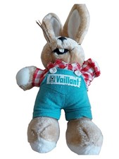 Vaillant Plüschhase Kuscheltier Hase mit Latzhose Mehrfarbig Casual 25cm