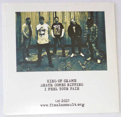 FINAL ASSAULT KING OF SHAME 7" VINYL EP 3 Songs >NEW< - Picture 2 of 2