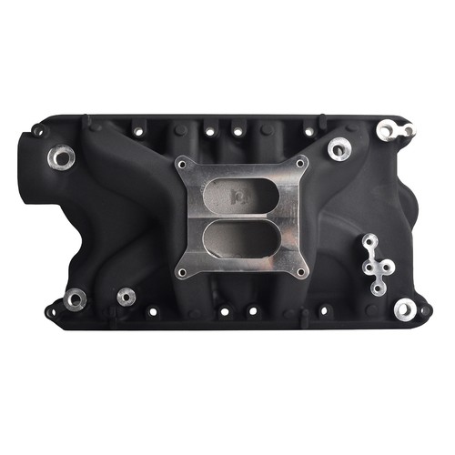 For SBF Small Block Ford V8 5.8L 351W Black Aluminum Dual Plane Intake Manifold - Picture 5 of 10