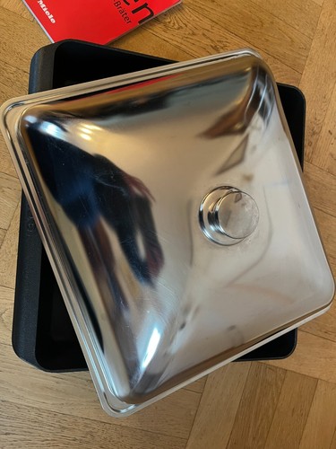MIELE Multi Bräter: Braten im Gourmet HUB 62-35 für Backofen mit Deckel TOP! - Bild 4 von 6