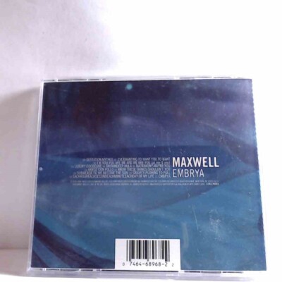 Maxwell – Embrya (CD, US, 1998, Columbia) AP741 | eBay