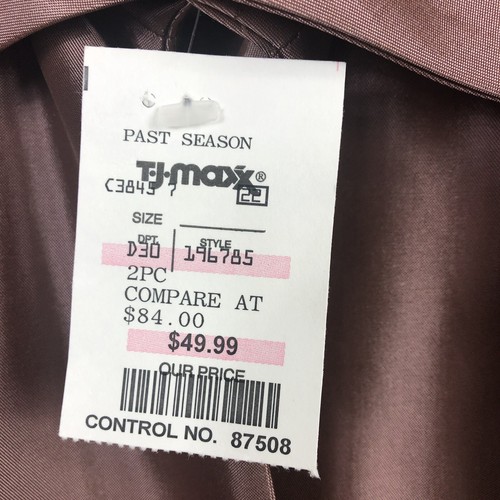 Women's J.S. Collections Shiny Plum Iridescent Button Up Long Sleeve Jacket Sz 6 - Picture 3 of 6
