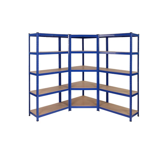 Corner Racking Garage Shelving Kit 5 Tier Heavy Duty Garage Storage Racks