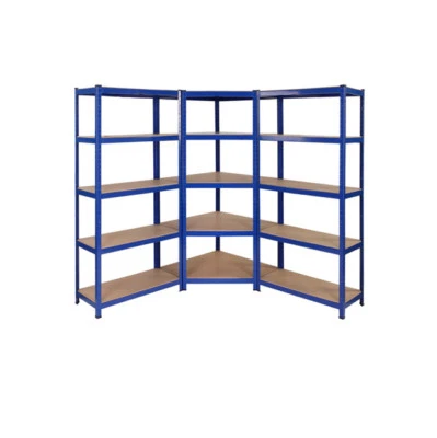 Corner Garage Racking/Shelving Unit 5 Tier Storage Racks Heavy Duty 1800mm H