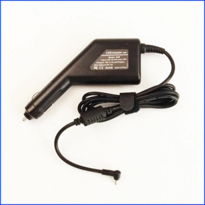 40W 19V 2.1A DC Adapter Car Charger for ASUS Eee PC Seashell 1015PED 1015T