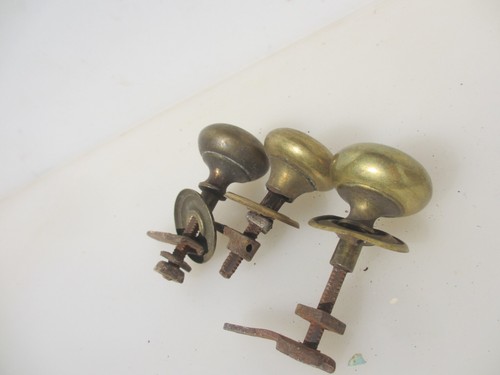 Victorian Brass Cabinet Knob Drawer Handle Pull Old Cupboard Antique - £6each - Picture 5 of 9