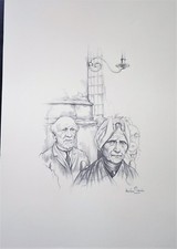 N°1 / PLANCHE DESSIN TEKENINGEN ANTON PIECK 30 x 22 CM ENVIRON