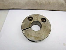 Shaft Clamp Collar Spacers 1-1/2"ID X 4"ODX 1-1/4" thick 2 Bolt Holes USED