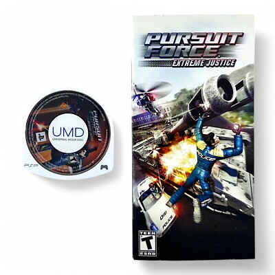 Sony PSP / Playstation Portable - Pursuit Force: Extreme Justice US UMD mit Anl.