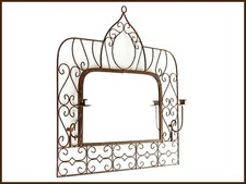 4 x Spiegel Flohmarkt Restposten Sonderposten Orient Kerzenhalter braun *NEU*-10