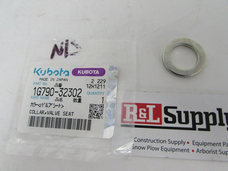 GENUINE KUBOTA VALVE SEAT COLLAR PART # 1G790-32302