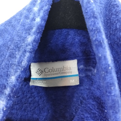 Chaqueta Columbia Mujer Talla M Polar Bolsillos con Cremallera Manga Larga Exterior Azul - Imagen 5 de 7