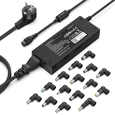SHEFOR 90W Universale Caricatore PC Portatile Alimentatore per HP Lenovo Acer Asus Dell