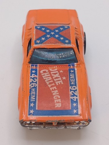 VTG. 1970 Hot Wheels Blackwalls Dixie Challenger 426 Hemi #3364 HK - Picture 8 of 10