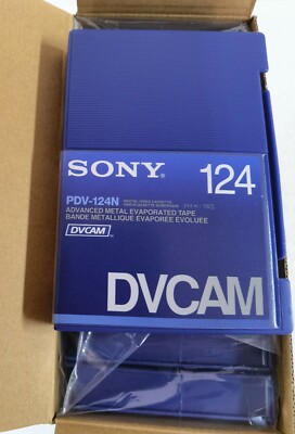 New 10 Sony PDV-124N Digital Video Cassettes DVCAM 124 Minutes | eBay