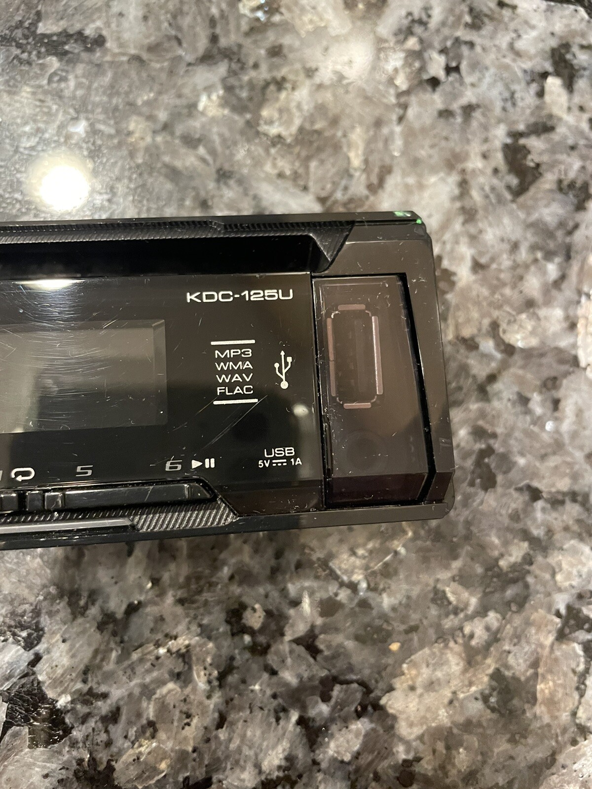 kdc125u kenwood faceplate very clean tested Radio Face Plate eBay