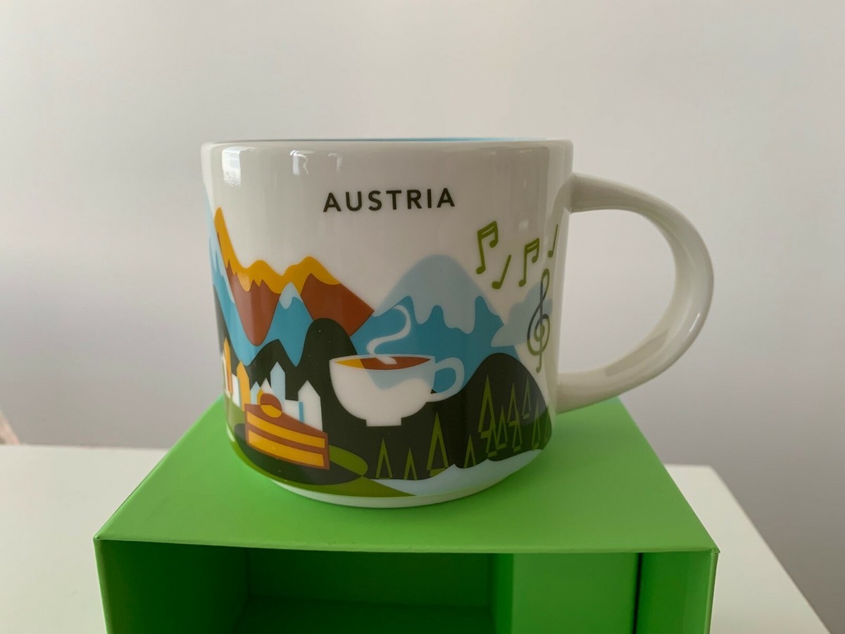 Starbucks Austria You Are Here Collection Mug 414ml Limited