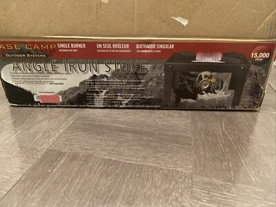 Basecamp 1 Burner Angle Iron Stove, Multi OPEN BOX