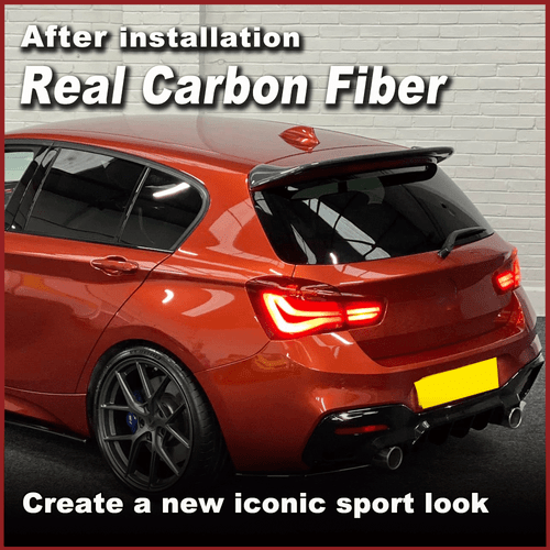 Alerón de techo de carbono alerón trasero ala labio para BMW Serie 1 F20 F21 M135i 125i 12-14 - Imagen 3 de 13