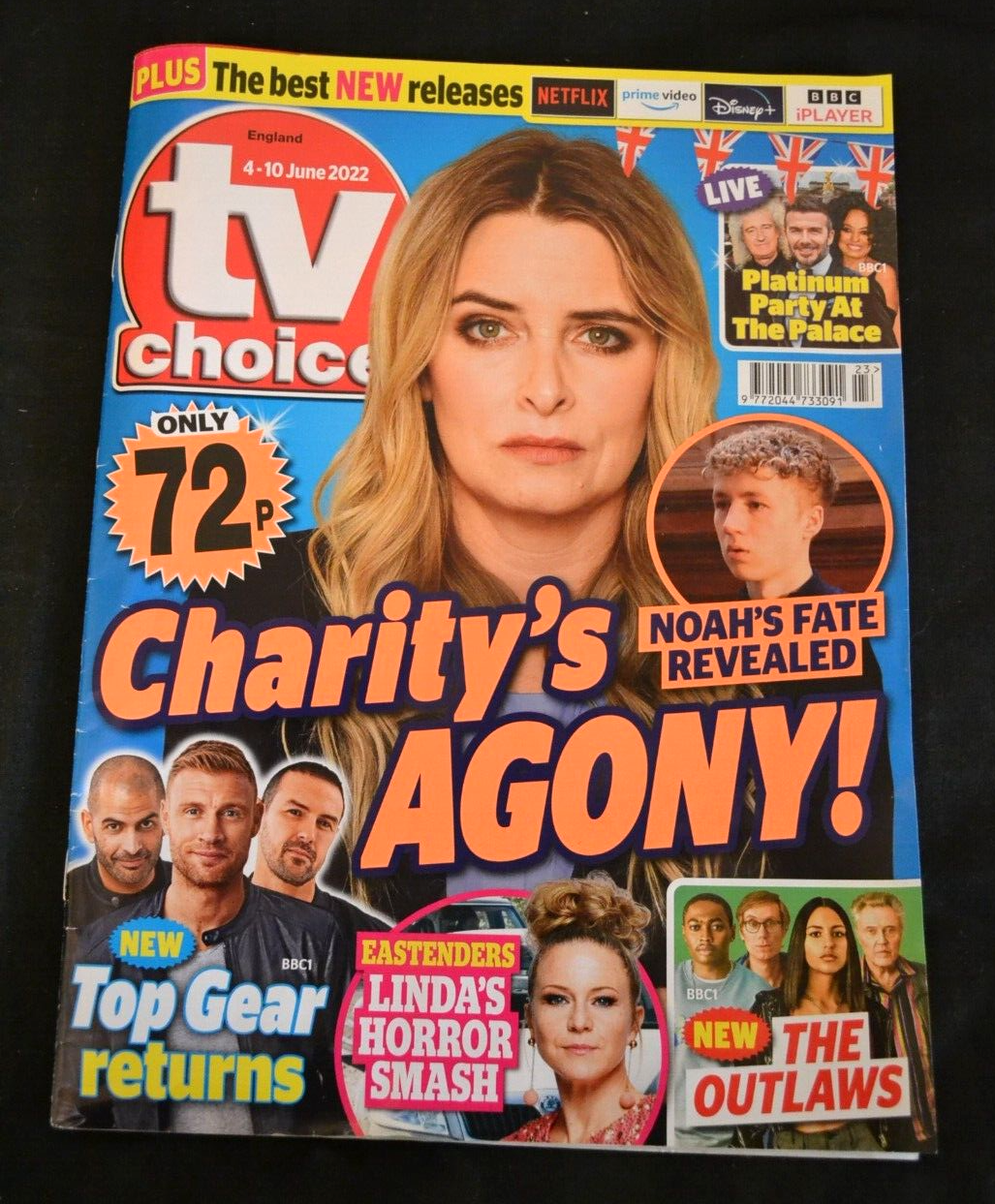 TV Choice Magazine 04/06/22 June 4th 2022 Emmerdale Charity's Agony The Outlaws