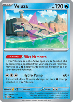 Veluza - 054/182 Uncommon Paradox Rift Pokemon Card NM | eBay