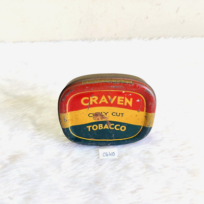 Vintage Carreras Ltd Craven Tabak Curly Cut Blechdose Sammlerstück England CG410