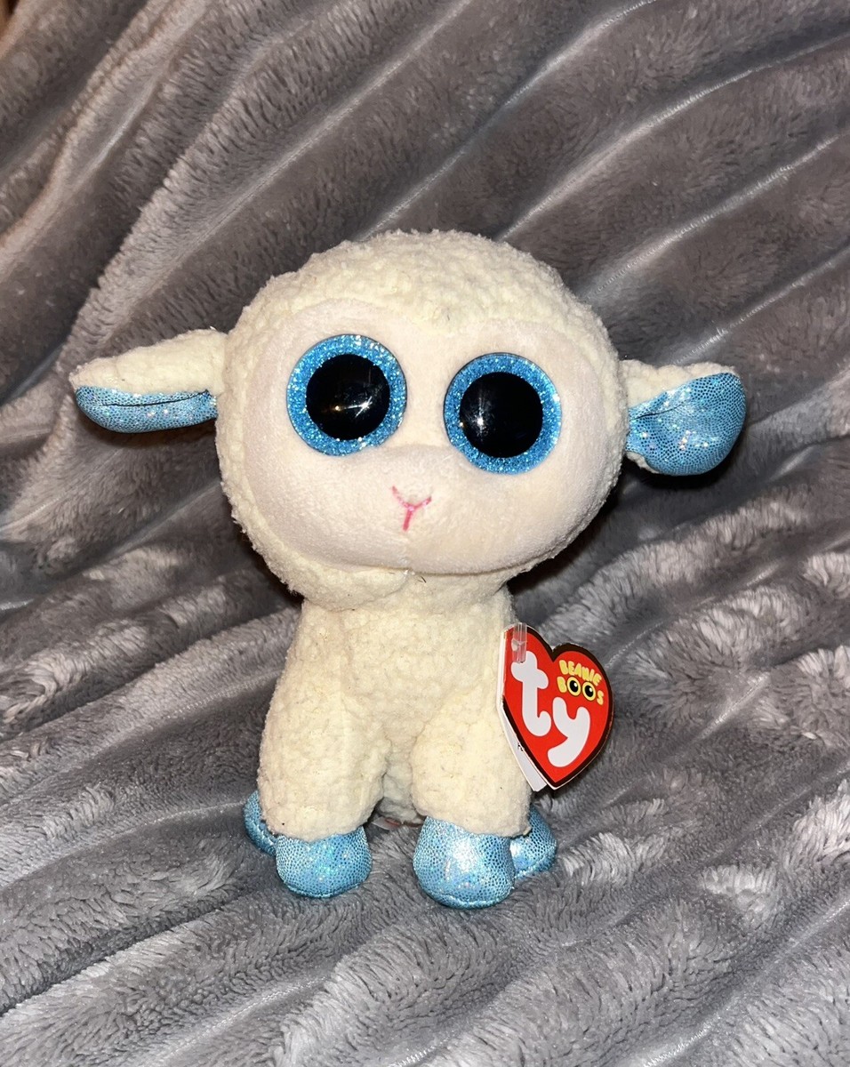 TY BEANIE BOOS Olga Lamb With Tag Rare Collectible