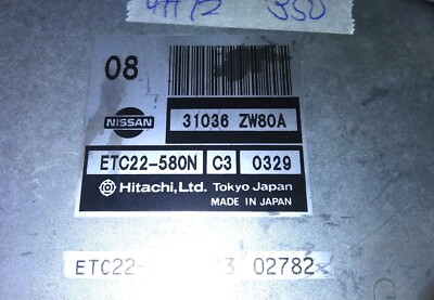 31036 ZW80A TCM transmission computer 2010 Nissan Versa | eBay