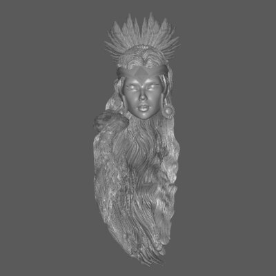 Aztec Female Warrior Queen custom head for Mythic Legions & other action figures