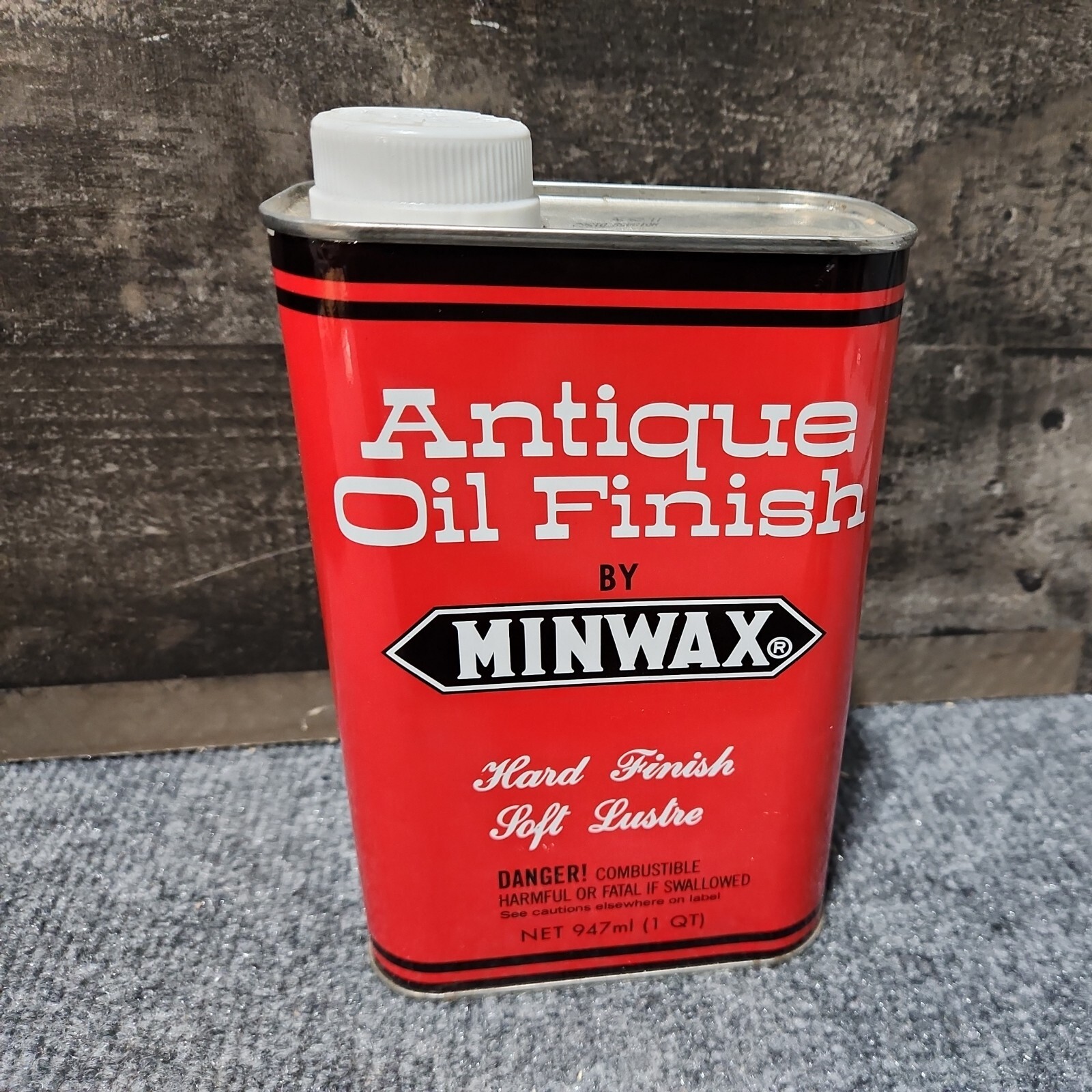 Minwax 67000 Antique Oil Finish Qt Clear hard finish 8995888 Metal Tin