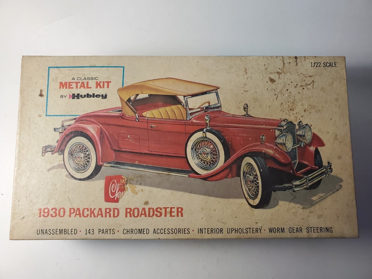 Vintage Hubley 1930 Packard Roadster 1:20 Parts Metal Model Car
