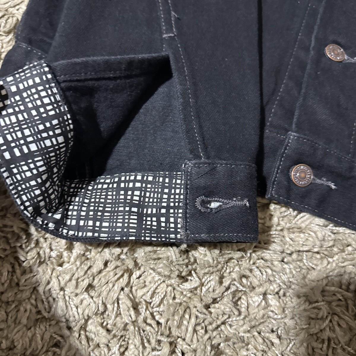 Vintage Levi's Black Denim Trucker Jacket Men's M 70507 | eBay Vintage Levi's Black Denim Trucker Jacket Men's M 70507 | eBay