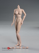 USA 1:6 Huge Bust Woman Flexible Suntan Skin Body Toy F 12" Action Figure TQ0527