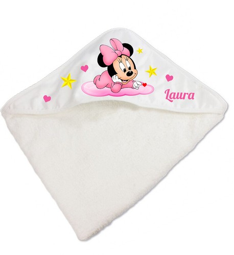 Cape De Bain Sortie De Bain Pour Bebe Fille Personnalise Ref 15 Ebay