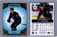 2022-23 Upper Deck Credentials Blue Base #82 John Tavares /99