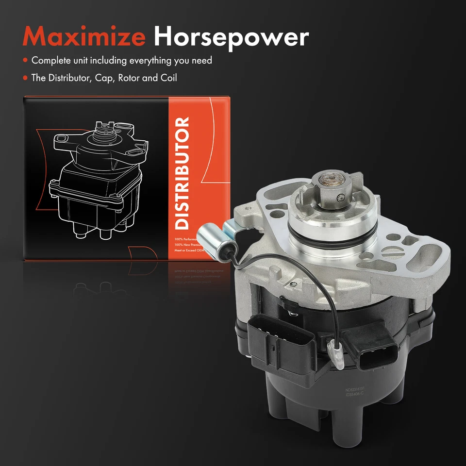 Distribuidor de encendido con tapa y rotor para Mazda MX-3 1994-1995 Protege Kia Sephia Foto 2 de 4