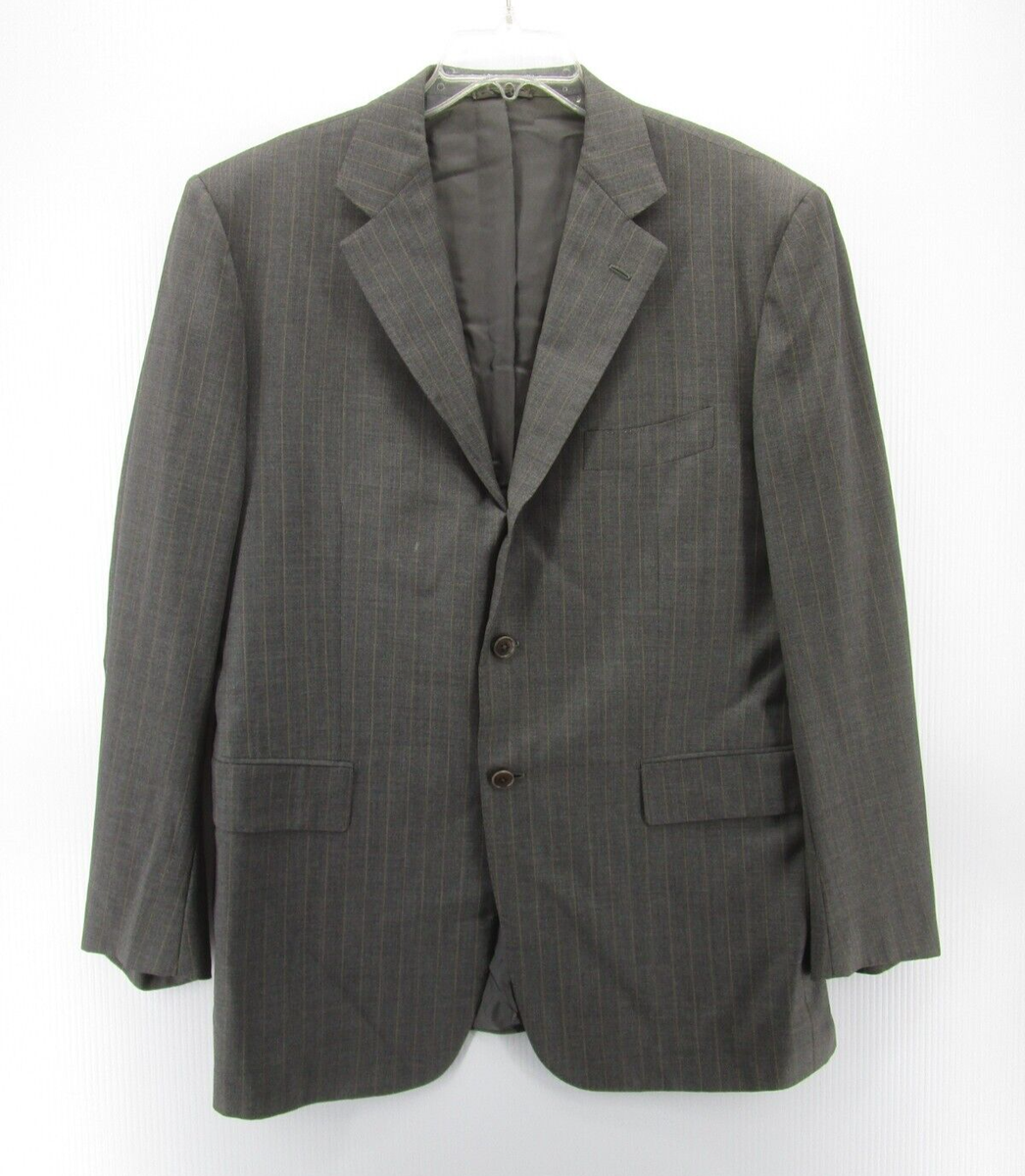 サルトリアパルテノペア スーツ 44 sartoria partenopea Sartoria Partenopea Sport Coat Men 44 Gray Striped Napoli Blazer